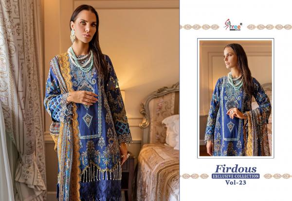 Shree Firdous Exclusive Collection 23 Cotton Pakistani Salwar Suits